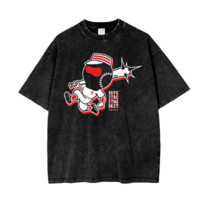 Redleg Goon BLK Oversize Snow Washed T-Shirt