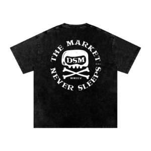 Pirate Goon Acid Wash Oversize T-Shirt - 250 GSM